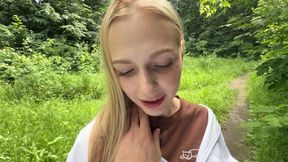 A Tinder Date Ended with Fucking in the Forest, She Gave It to Me for 500 Rubles