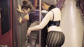 Proxy Paige hangs out with her flexible Asian friend