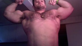 Tim Dales  Flex and Playing with His Nipples