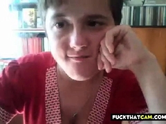 Russian girl flashing on cam