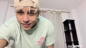 ”Sucking your nipples & jerking off a big Latina dick”