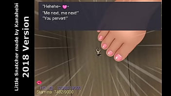 Little Snatcher - Multiple Naked Feet Stomping Scene