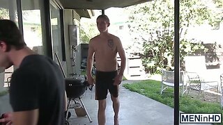 Will Braun slams the ass of Zane Anders who was at his house