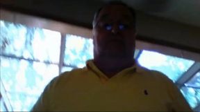 Grandpa Stroking on Webcam