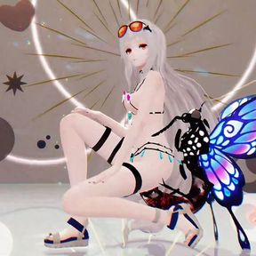 Skadi x Surtr - Sexy Dance + Sex With Insect (3D HENTAI)