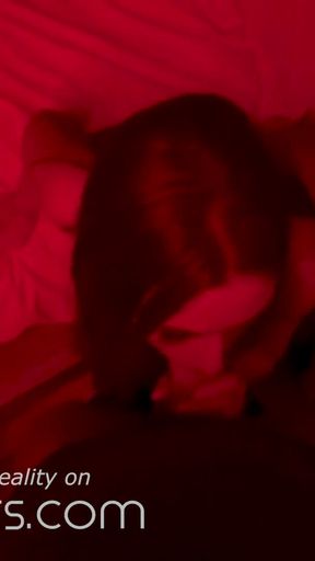 Emotional moment from &quot;VR BANGERS Rough Sex With Slut From Red Room&quot;