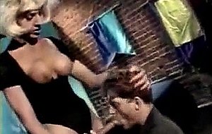 Vintage tranny and guy sucking each other