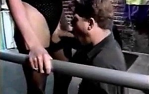 Vintage tranny and guy sucking each other