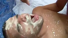 Barebacked Shower Cumshot