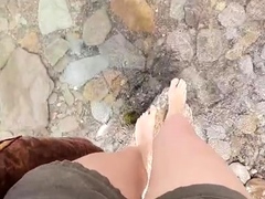 Linsey Dawn solo foot fetish