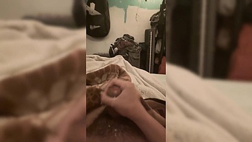 HOT TRANS GIRL MASTURBATES SO MASTURBATES THAT HER ENTIRE BODY GETS DIRTY WITH HOT CUM
