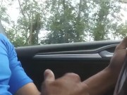 Driving and enjoying myself (OnlyFans/Nicksteeledick)