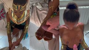 ce soir sextape baise hard en mode cleopatre fellation footjob anal