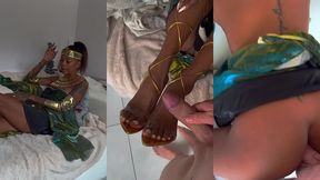 ce soir sextape baise hard en mode cleopatre fellation footjob anal