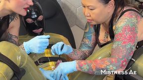 Mistress delivers sensual sounding bondage in hardcore fetish