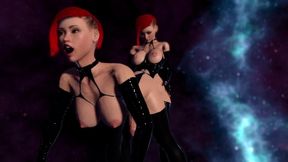 Two Adorable Redhead Futanari Babes Fuck Each Other Futanari Dicks