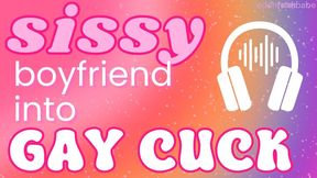 Turning Sissy Boyfriend into Tiny Dick Gay Cuck