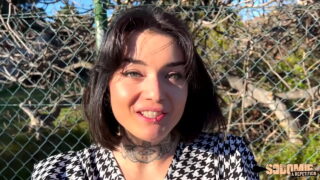 Amatør brunette fransk hore får anal knulling