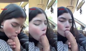 Amateur Babe Big Dick Blowjob Brunette Cute Latina POV Teen TikTok Porn GIF by private-account