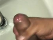 I masturbate and cum in the  bathrooms