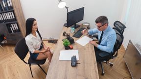 Fucking a guy at the bank to get a loan