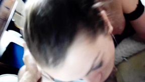Super sloppy deepthroat blowjobs