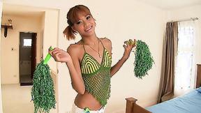 ”Mesmerizing Teen dancer lets me bareback creampie her immaculate muff”