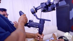 behind the Scenes - Beautiful Came to Give My Boyfriend Her Ass While I Had Fun Masturbating Her - Kiara Hot, Lary Lacerda