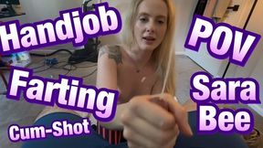 Awesome Farting Handjob - Sara Bee