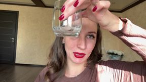 Uvula Spit Close-up POV