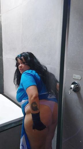 BBW Katara Cosplay Photoshoot Making off