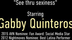 Watch looking-good Gabby Quinteros's dirt