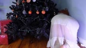 Deanna STUCK Under Xmas Tree MP4 1080