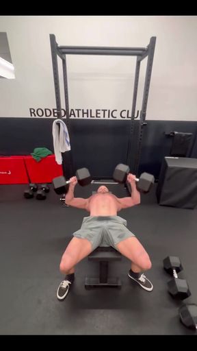 Hit a Pr on Dumbbell Bench Press