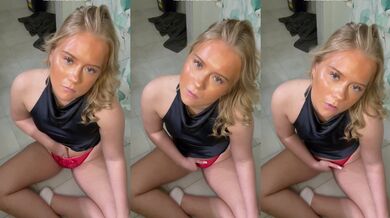 Swedish blonde grinds her big ass till the lonely 18yo begs for more