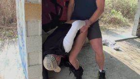 Seyx Arab fucked by bear in outdoor cruising