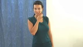 A stunning friend stripped down, teasing Jack with a blowjob