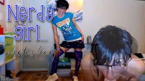 Nerdy Girl Photo Shoot WMV