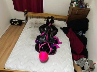 Sissy Maid Self Slavery Armbinder Hogtied