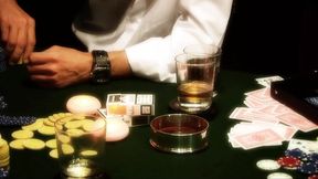 Blond bunny is ready to go all in