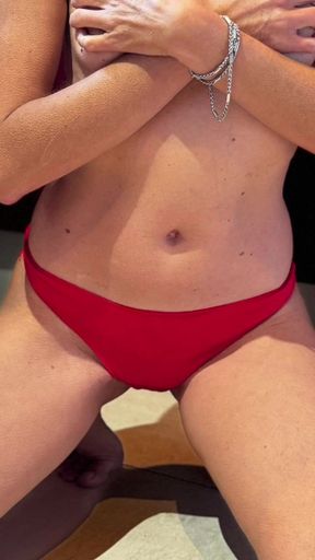 Hot Wife Fucks with the Neighbor in the Laundry Room