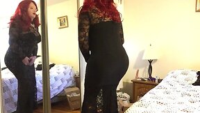 Deanna CD doll in long black dress