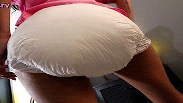 Jade Janzten discovers your diaper secrets and likes it!