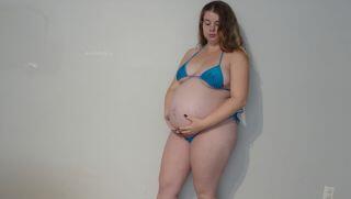 Squeezing My Big Pregnant Body into a Little Bikini