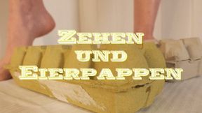 Toes and egg caps - Zehen und Eierpappen