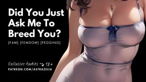 ASMR Mommy Dom Pegging and Breeding