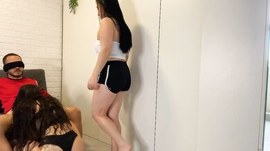 Hubby gasped when I gave him a surprise threesome birthday present