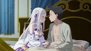 Comforts after a bad dream then asks him to stay so he gets gushing choked by creamy handjobs and kissing