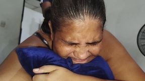 Stepfather... I catch my stepdaughter in sexy lingerie with big ass and I can&#039;t stand it, I end up fucking and fill her pussy with cum.