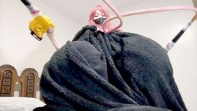 Ilulu the dragon towers with her big boobs and belly